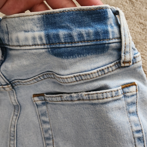 Abercrombie & Fitch Curve Love Ultra High Rise Ankle Straight Button Fly 27/4 - Picture 7 of 12